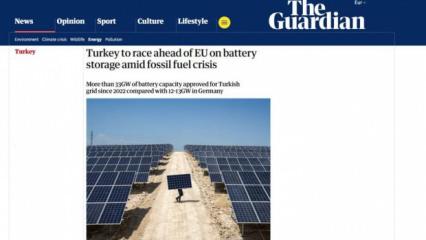 The Guardian duyurdu: T&uuml;rkiye Avrupa&rsquo;nın enerji devi oluyor!