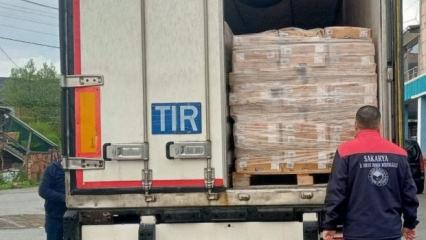 Sakarya'da 32 ton bozuk tavuk ele ge&ccedil;irildi! 