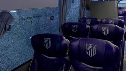 Şampiyonlar Ligi'nde 2-0'lık Barcelona galibiyeti sonrası Atletico Madrid'e saldırı