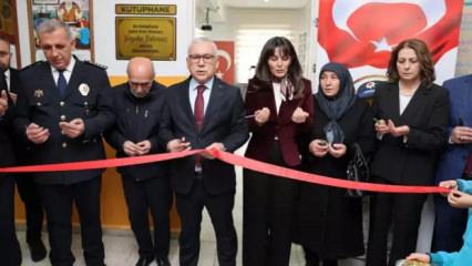 Şehit Polis Memuru Şeyda Yılmaz'ın ismi k&uuml;t&uuml;phaneye verildi