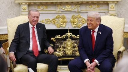 Son dakika: Erdoğan, Trump ile g&ouml;r&uuml;şt&uuml;!