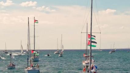 Sumud Filosu yeniden barışa yelken a&ccedil;ıyor! 100'den fazla &uuml;lkeden katılımla Gazze yolunda!