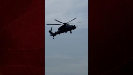 T&uuml;rk savunma sanayisinin gururu ATAK  helikopteri Nijerya semalarında g&ouml;r&uuml;nt&uuml;lendi