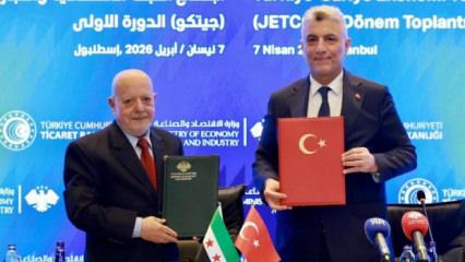 T&uuml;rkiye ve Suriye arasında JETCO protokol&uuml; imzaları atıldı!