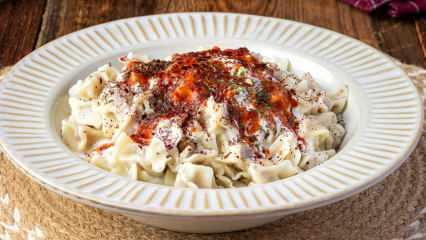 Hamur a&ccedil;madan, zahmetsiz mantı tarifi!