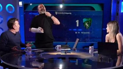 Galatasaray ma&ccedil;ı sonrası canlı yayında b&uuml;y&uuml;k kavga! &Uuml;nl&uuml; yorumcular birbirine girdi