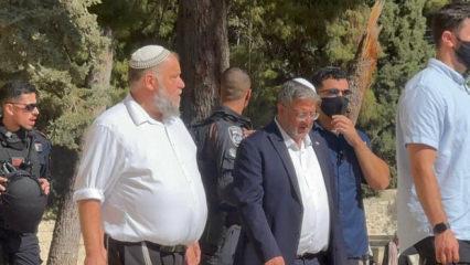 İsrailli siyonist Bakan Ben-Gvir Mescid-i Aksa'da tahriklerine devam ediyor
