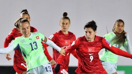A Milli Kadın Futbol Takımı Sinop'ta İsvi&ccedil;re ile yenişemedi!