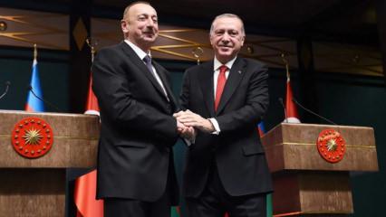 Aliyev'den, Cumhurbaşkanı Erdoğan'a taziye mektubu