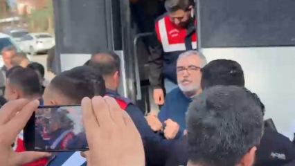 Annesinin cenaze t&ouml;renine katılan Fadıl Akg&uuml;nd&uuml;z ile jandarma arasında tartışma &ccedil;ıktı