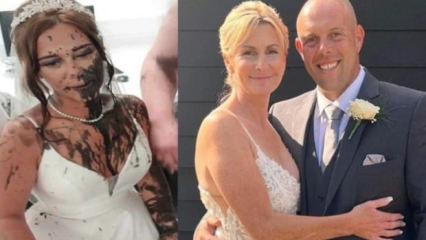 Nikaha dakikalar kala g&ouml;r&uuml;mcenin intikamı ağır oldu