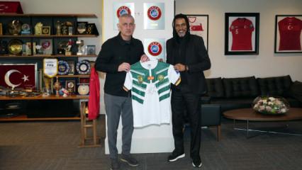 Galatsaray ve Trabzonspor'un eski yıldızından TFF'ye ziyaret