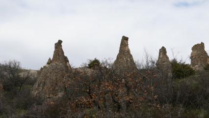 G&ouml;renin Kapadokya sandığı yer: Abacı Peribacaları