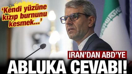 İran'dan Trump'a &ccedil;ok sert H&uuml;rm&uuml;z mesajı: Kendi y&uuml;z&uuml;ne kızıp burnunu kesmek...