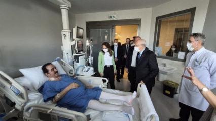 Kılı&ccedil;daroğlu, İbrahim Tatlıses'i hastanede ziyaret etti