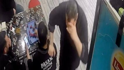 Nefes borusuna &ccedil;ilek ka&ccedil;an d&ouml;ner ustasını kurye hemlich manevrasıyla kurtardı