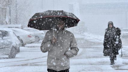 Sıcaklık d&uuml;ş&uuml;yor, sağanak ve kar geliyor! Meteoroloji uyardı: Gece saatlerinde dikkat!