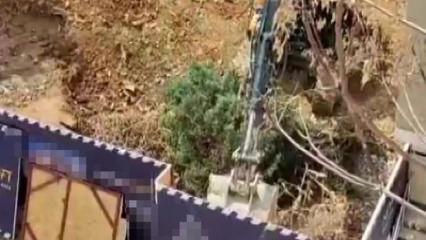  &Uuml;sk&uuml;dar Belediyesi'nin ruhsat verdiği inşaat alanında ağa&ccedil;lar kesildi