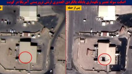 Uydu g&ouml;r&uuml;nt&uuml;leri ortaya &ccedil;ıktı: Kuveyt&rsquo;te ABD &uuml;sleri hedef alınmıştı!