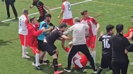 Gaziantep ekibi Diyarbakır&rsquo;ı 5-2 mağlup etti, karşılaşma sonrası saha karıştı