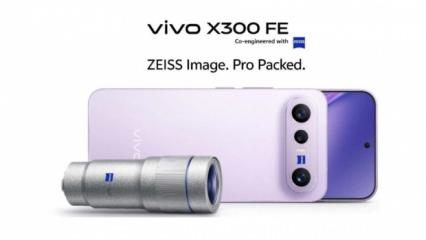Vivo X300 FE&rsquo;ye harici telefoto desteği: K&uuml;&ccedil;&uuml;k g&ouml;vdede iddialı kamera hamlesi
