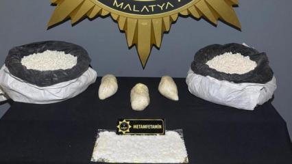 Malatya&rsquo;da şeker &ccedil;uvallarına uyuşturucu darbesi: Kilolarca zehir ele ge&ccedil;irildi!