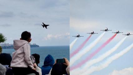 23 Nisan coşkusu g&ouml;ky&uuml;z&uuml;ne taşındı: SOLOT&Uuml;RK ve T&uuml;rk Yıldızları&rsquo;ndan g&ouml;rkemli g&ouml;steri