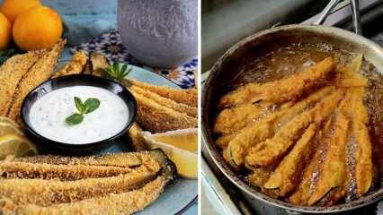 Dışı kıtır, i&ccedil;i yumuşacık lezzetli &ccedil;ıtır yelpaze patlıcan!