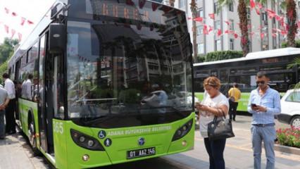 Adana'da toplu taşıma &uuml;cretlerine zam yapıldı!