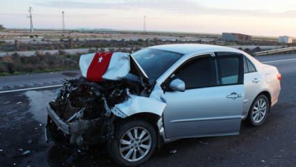 Aksaray'da feci kaza! Kazayı g&ouml;r&uuml;p yardım etmek i&ccedil;in durmuşlardı... 1 &ouml;l&uuml;, 5 yaralı