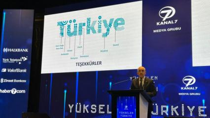 Bakan Şimşek'ten Kanal 7 'Y&uuml;kselen T&uuml;rkiye Zirveleri'nde yapay zeka &ccedil;ağına vurgu!