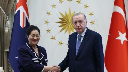 Cumhurbaşkanı Erdoğan, Cindy Kiro'yu kabul etti