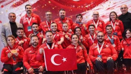 Fas&rsquo;ta Ay-Yıldız r&uuml;zgarı: 4 madalya, 3 T&uuml;rkiye rekoru!