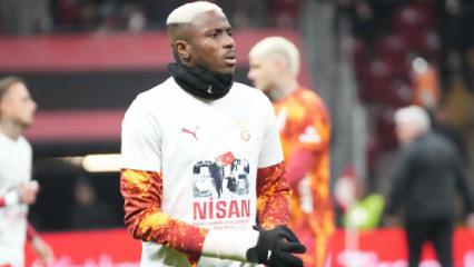 Fenerbah&ccedil;e başvuru yapmıştı! Derbi &ouml;ncesi Osimhen gelişmesi: Kolundaki sargı engel mi?