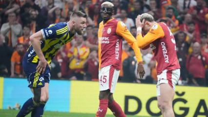 Galatasaray - Fenerbah&ccedil;e derbisinde ilgi &ccedil;eken kareler