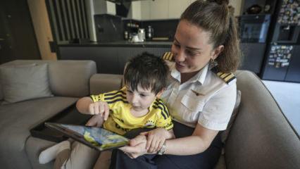 G&ouml;ky&uuml;z&uuml;n&uuml;n "pilot anneleri" &ouml;zlemlerine rağmen g&ouml;revlerini &ouml;zveriyle yapıyor