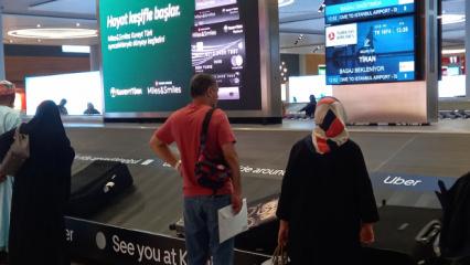 İstanbul Havalimanı'nda İran u&ccedil;uşları yeniden başladı