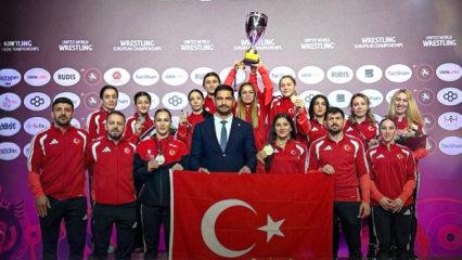 Kadın G&uuml;reş Milli Takımı, Avrupa ikincisi