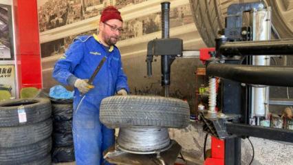 Kış lastiği zorunluluğu bitti! s&uuml;r&uuml;c&uuml;ler yaz lastiğine y&ouml;neldi