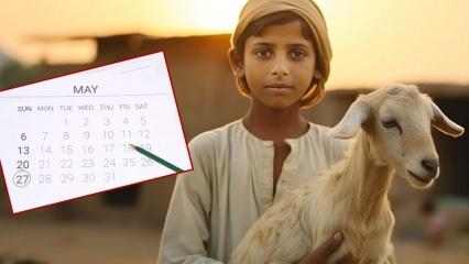 Kurban Bayramı ne zaman? Kurban Bayramı tarihleri 