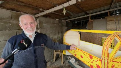 G&uuml;nde 1 tane &uuml;retip 3 bin TL'den satıyor: 75 yaşındaki usta &ccedil;ırak bulamıyor