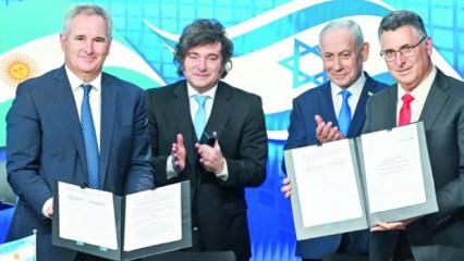 İmzalar atıldı! Arjantin'den tepki &ccedil;eken Filistin kararları