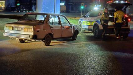 Polisten ka&ccedil;an alkoll&uuml; s&uuml;r&uuml;c&uuml;ye 400 bin TL ceza