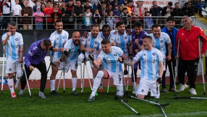 Tarihi başarı! Başkent Ampute Futbol G&uuml;c&uuml; Avrupa Şampiyonu