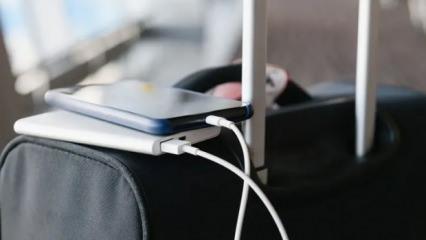 U&ccedil;aklarda powerbank kullanımı i&ccedil;in yeni karar! Sınır getirildi