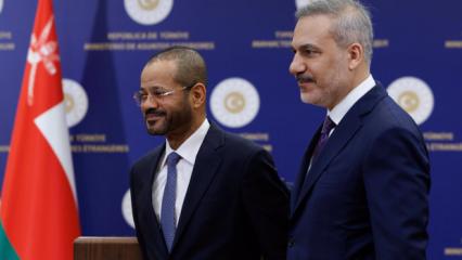 Bakan Fidan, Ummanlı mevkidaşı Busaidi ile g&ouml;r&uuml;şt&uuml;!