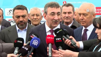  Cumhurbaşkanlığı T&uuml;rkiye Bisiklet Turu sonrası Cevdet Yılmaza'dan &ouml;zel a&ccedil;ıklamalar