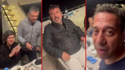 Teleferik faciasının olduğu g&uuml;n &Ouml;zel ve Başarır rakı sofrası kurmuş!