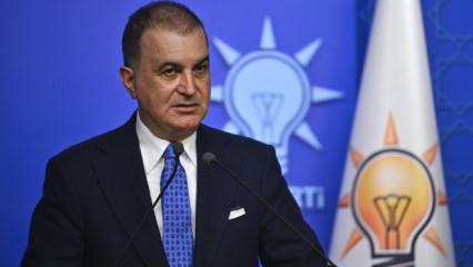 AK Parti S&ouml;zc&uuml;s&uuml; &Ccedil;elik'ten T&uuml;rkiye karşıtı s&ouml;zlere tepki