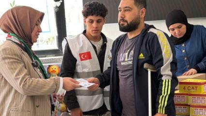 AK Partili Rukiye Toy&rsquo;dan Kahire&rsquo;de Filistinli ailelere kardeşlik eli